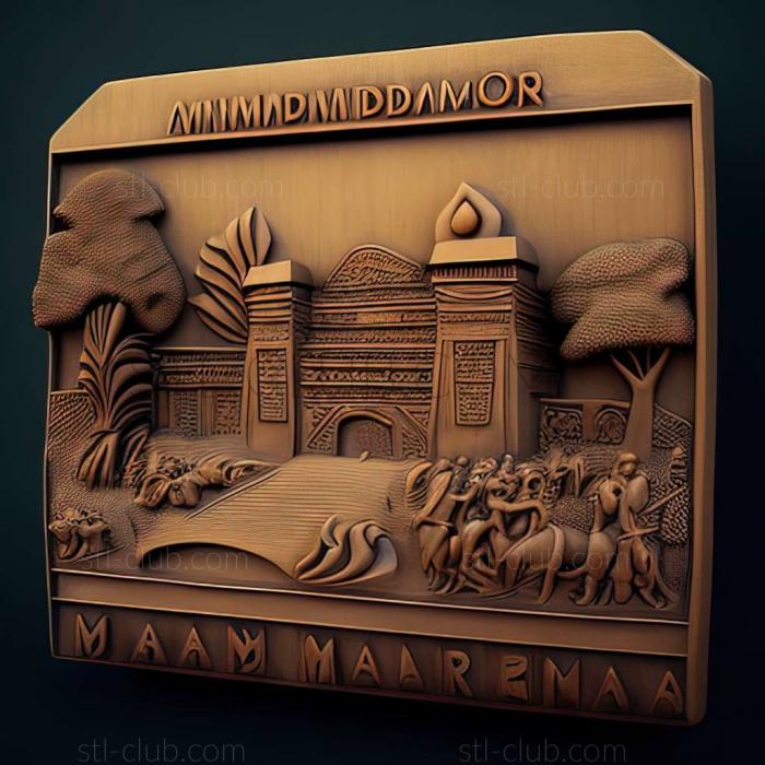 3D мадэль Марондера в Зимбабве (STL)